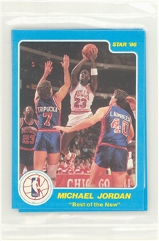 1986/87 Star "Best of the New" Set in Unopened Pack – Jordan on Top 